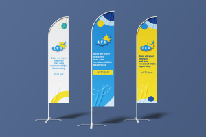 LFB 30 jaar beachflags project